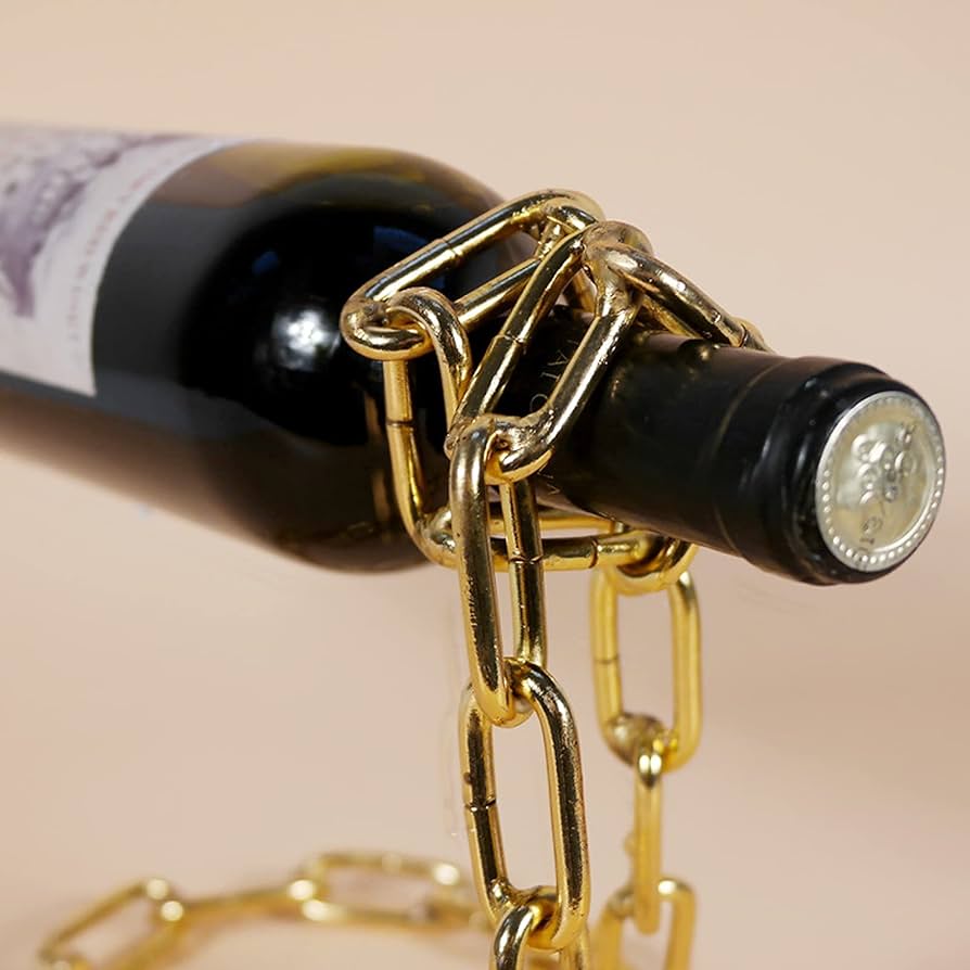 Suspended Chain Bottle Holder